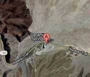 Map to Panamint Springs